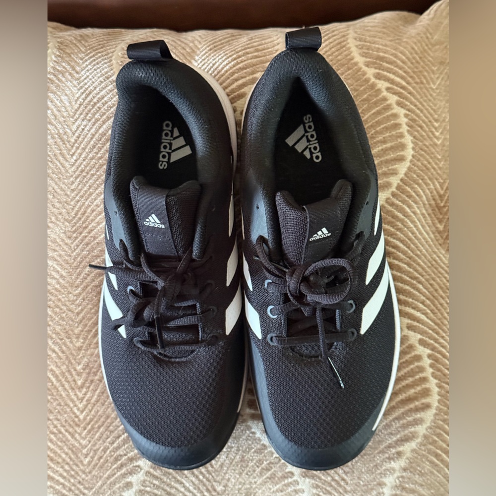 Adidas Men's, (or Woman’s?), Black & White Athletic Shoes
